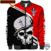 Ford Mustang Skull Cap Custom Name Bomber Jacket