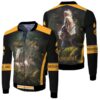 Forest Princess Mononoke And Moro-No-Kimi The Symbo In The Forest Mononoke Hime Gift For Mononoke Fans Bomber Jacket