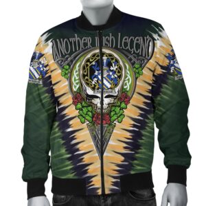 Fortescue Ireland Bomber Jacket - GD Irish Legend Shamrock V Tie-Dye A7 Bomber Jacket