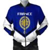 France Coat Of Arms Men Bomber Jacket Lucian Style J5W Bomber Jacket