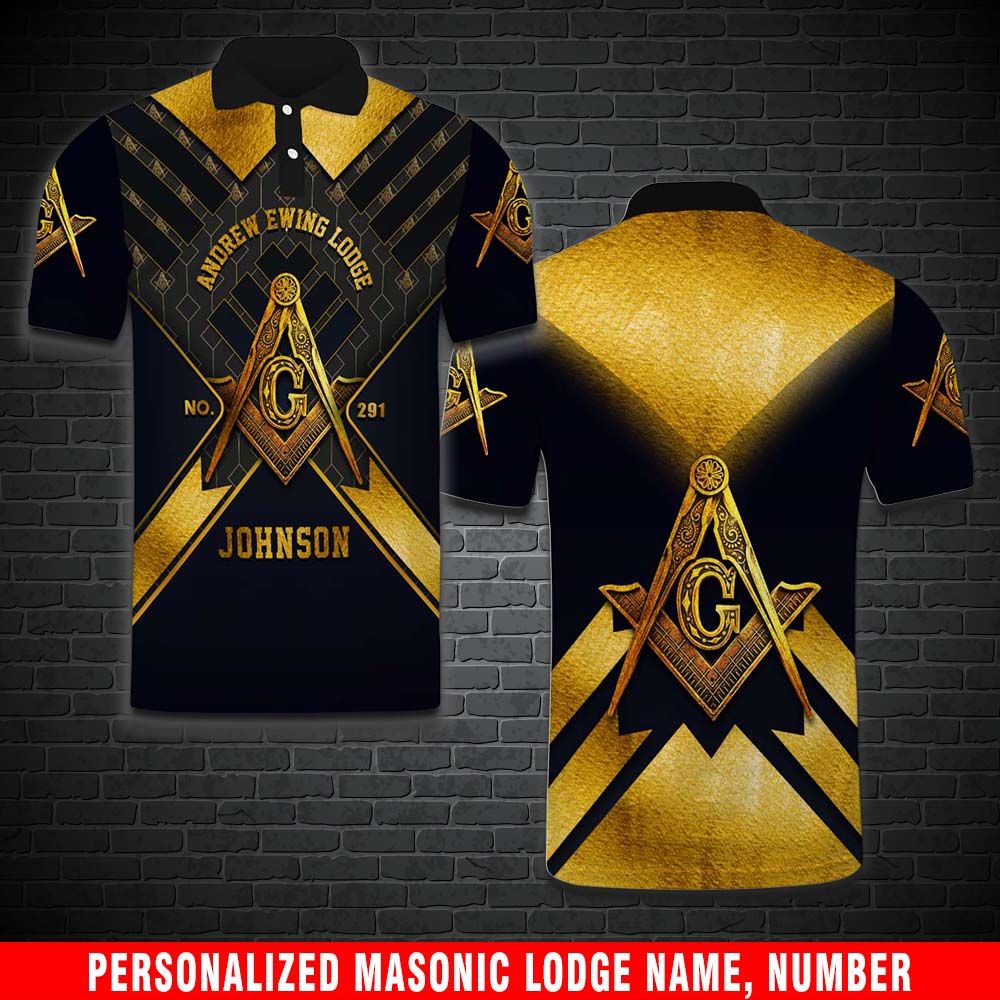 Freemasonry Ds4-Polo Shirt 3D All Over Customized Freemasonry Ds4-Polo Shirt 3D All Over Customized