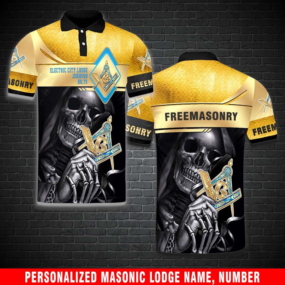 Freemasonry Ds5-Polo Shirt 3D All Over Customized Freemasonry Ds5-Polo Shirt 3D All Over Customized