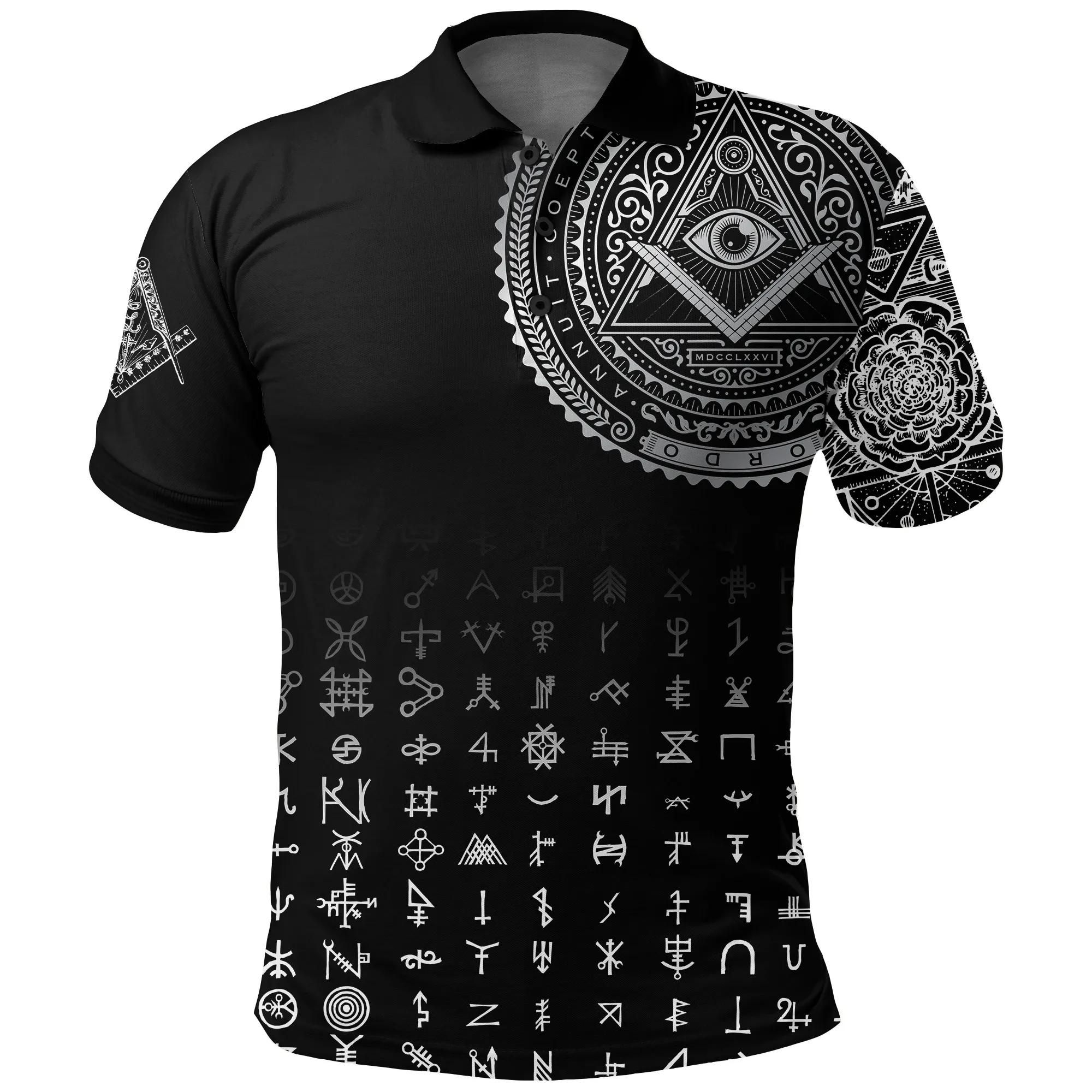 Freemasonry Tattoo Polo Shirt A31 Freemasonry Tattoo Polo Shirt A31