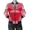 French Polynesia Flag Polynesian Chief Women'S Bomber Jacket - Bn10 Bomber Jacket