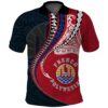 French Polynesian Polo Shirt Manta Polynesian TH65