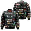 Friends Tv Show For Fan 3D Jersey Bomber Jacket