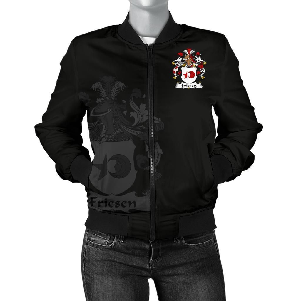Friesen Germany Men's Bomber Jacket - German Family Crest A7 Bomber Jacket Friesen Germany Men's Bomber Jacket - German Family Crest A7 Bomber Jacket