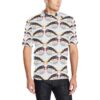 Fugu Pattern Print Design 03 Men Polo Shirt