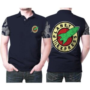Futurama Planet Express Spaceship 3D Printed Gift For Futurama Fan 2 Polo Shirt
