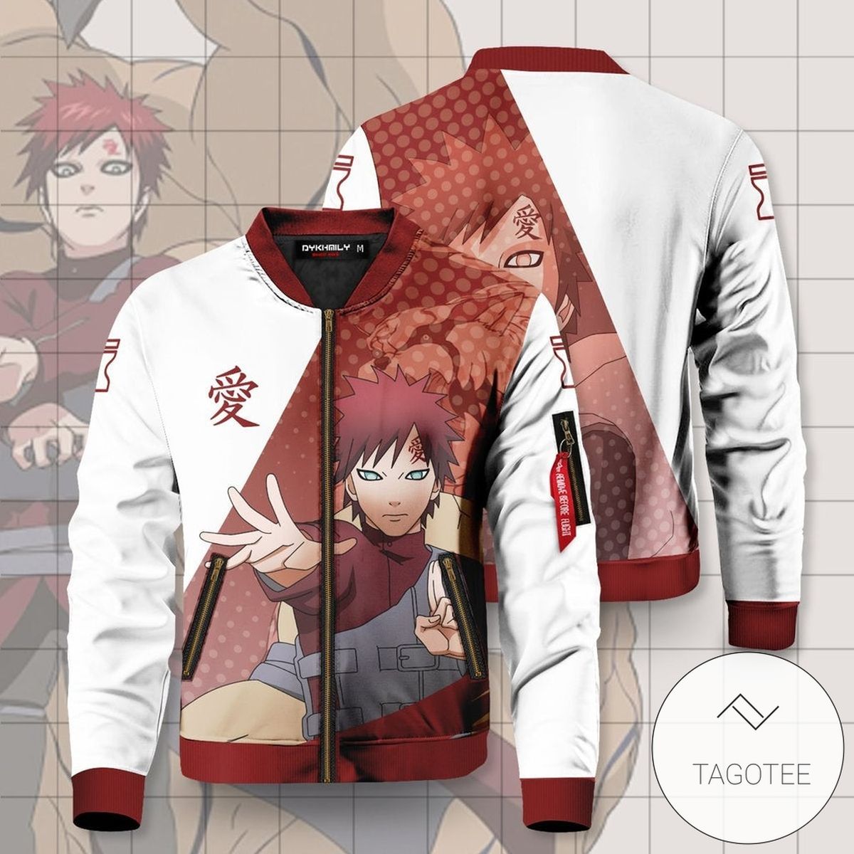 Gaara Of The Sand Bomber Jacket Gaara Of The Sand Bomber Jacket