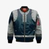 Gajeel Redfox Bomber Jacket Custom Fairy Tail Cosplay Costumes Bomber Jacket