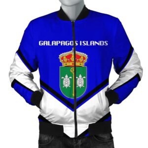 Galapagos Islands Coat Of Arms Men Bomber Jacket Lucian Style J5W Bomber Jacket