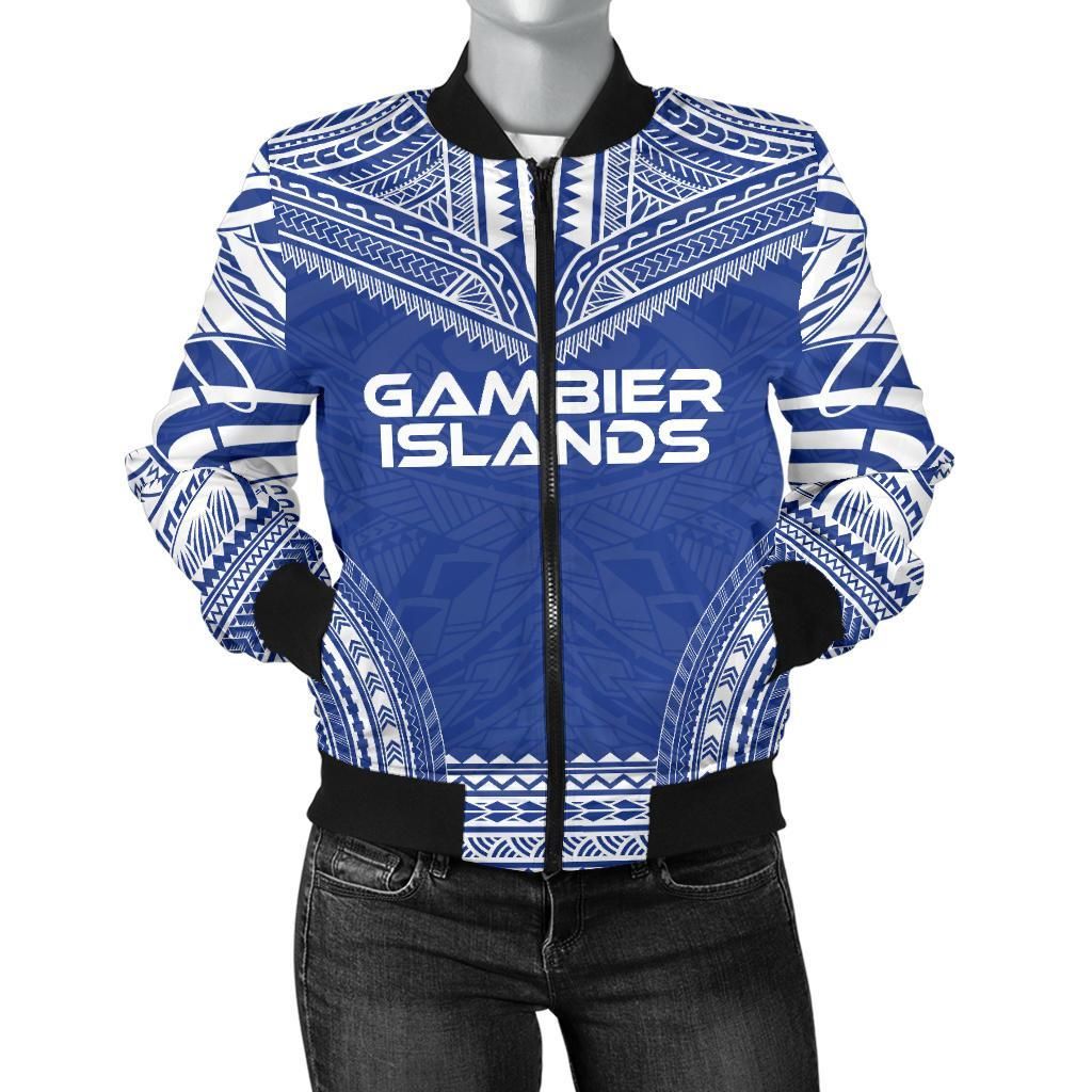 Gambier Islands Flag Polynesian Chief Women'S Bomber Jacket - Bn10 Bomber Jacket Gambier Islands Flag Polynesian Chief Women'S Bomber Jacket - Bn10 Bomber Jacket