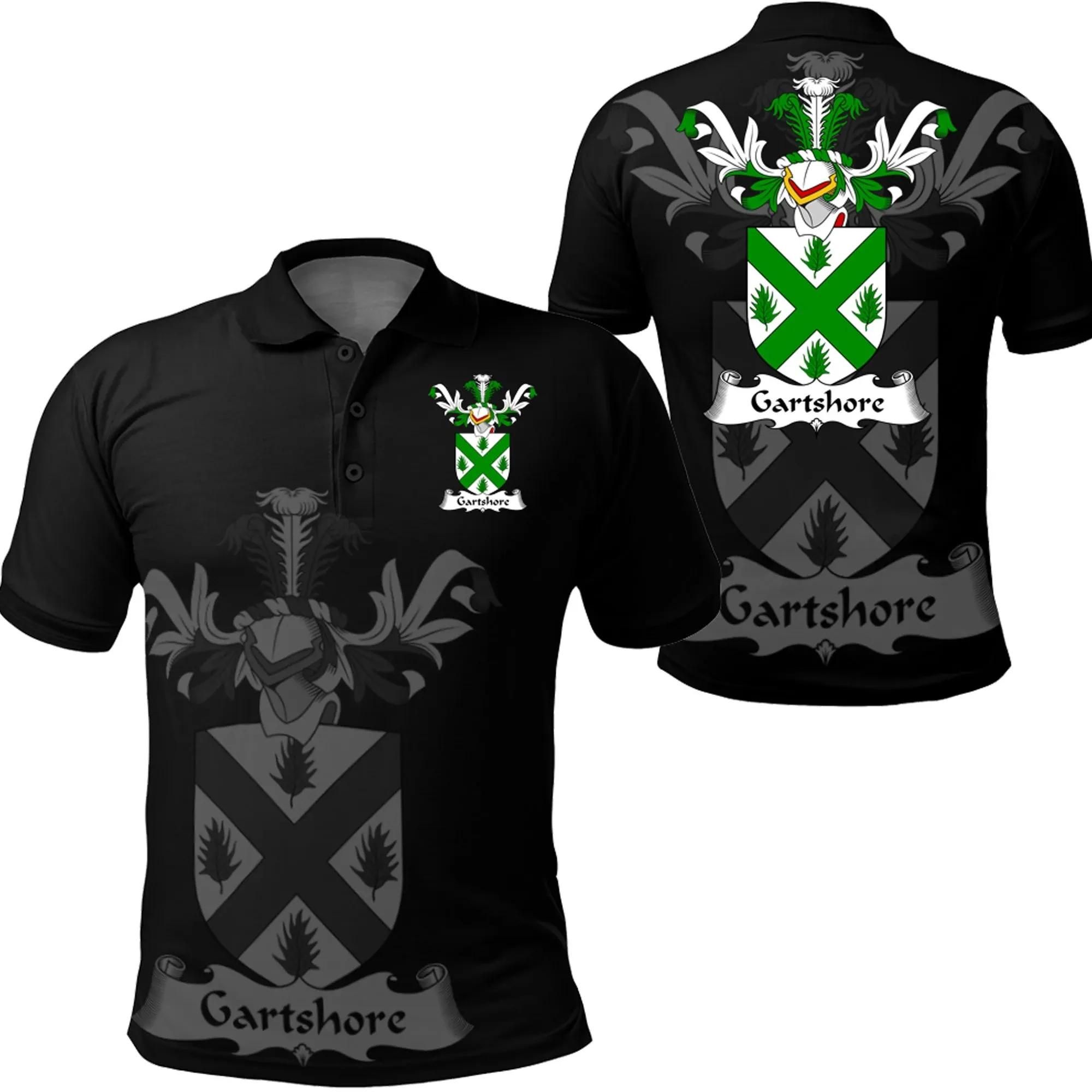 Gartshore Family Crest Polo Shirt - Golf Shirt A7 Gartshore Family Crest Polo Shirt - Golf Shirt A7