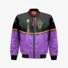 Gauche Adlai Bomber Jacket Custom Black Clover Cosplay Costumes Bomber Jacket