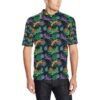 Gecko Colorful Pattern Print Design 01 Men Polo Shirt