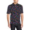 Gecko Rainbow Pattern Print Design 03 Men Polo Shirt