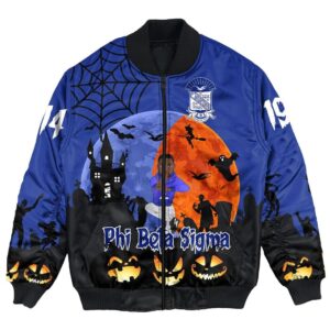 Getteestore Jacket - Phi Beta Sigma Halloween Bomber Jackets A31 Bomber Jacket