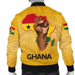 Ghana Africa Freedom Day Men A10 Bomber Jacket