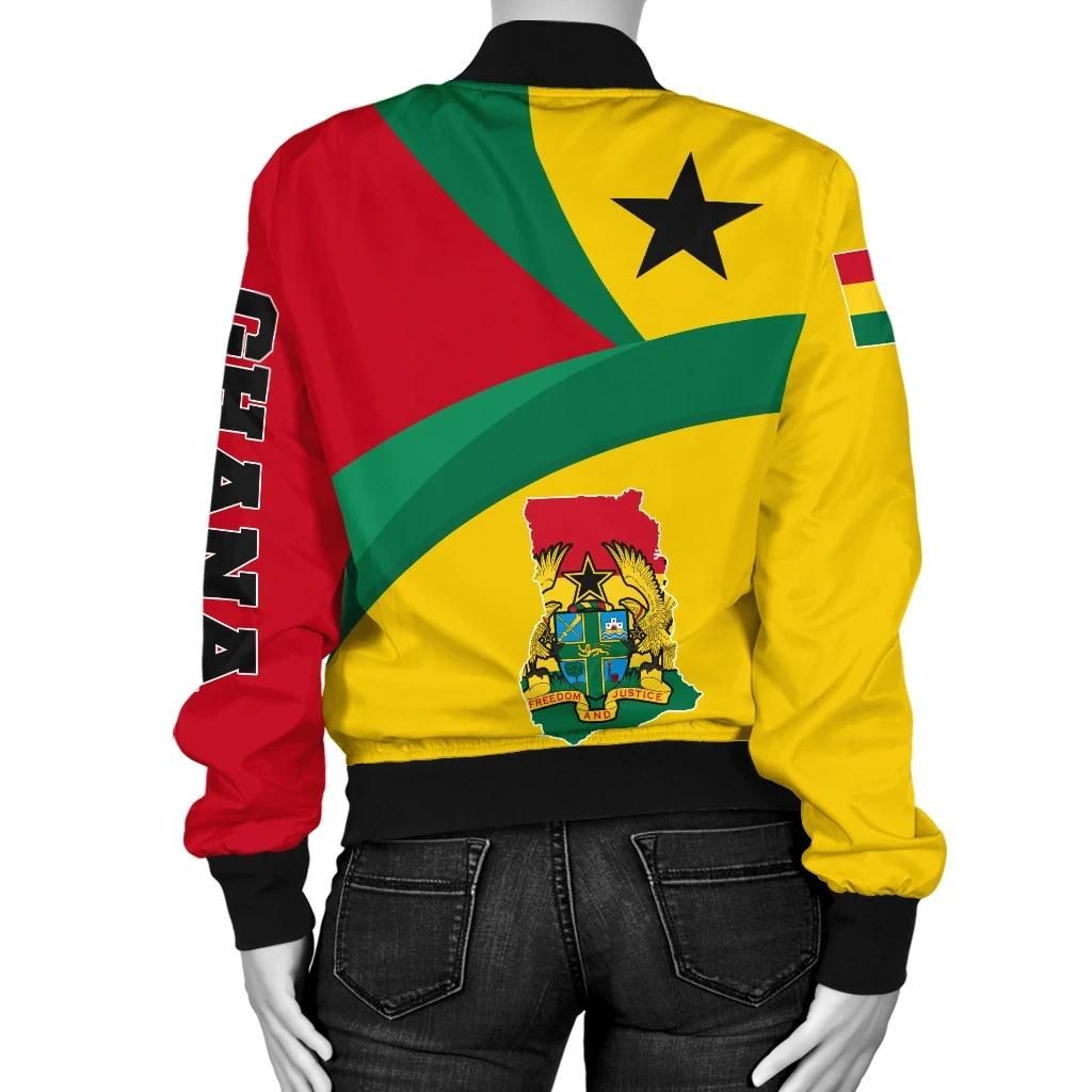 Ghana Flag Maps Women Yellow A10 Ghana Flag Maps Women Yellow A10