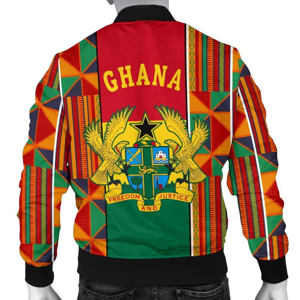 Ghana-Mens-Bomber-Jacket-Kente-Cloth-TH5-1
