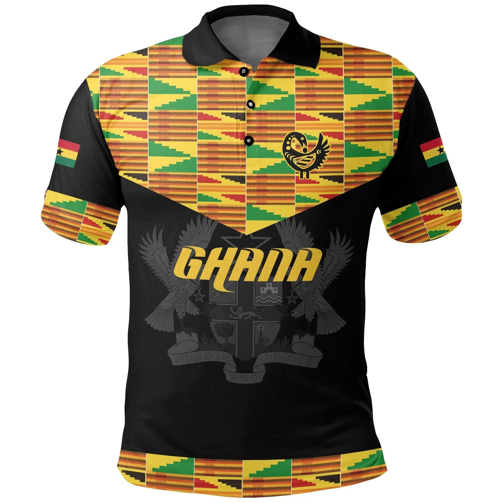 Ghana Polo Shirt Ankara A10 Ghana Polo Shirt Ankara A10