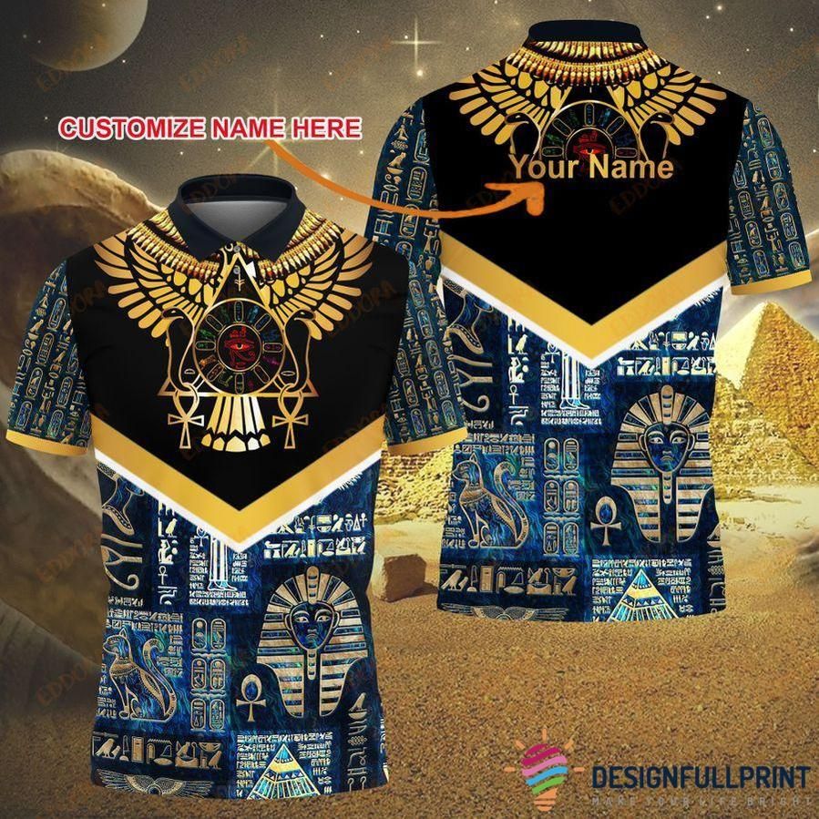 Gift For Egyptian Ancient Egyptian Symbol Personalized Polo Shirt Nhd Egyptian God Gift For Egyptian Ancient Egyptian Symbol Personalized Polo Shirt Nhd Egyptian God