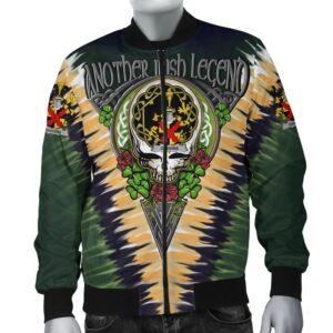 Giggins Ireland Bomber Jacket - GD Irish Legend Shamrock V Tie-Dye A7 Bomber Jacket