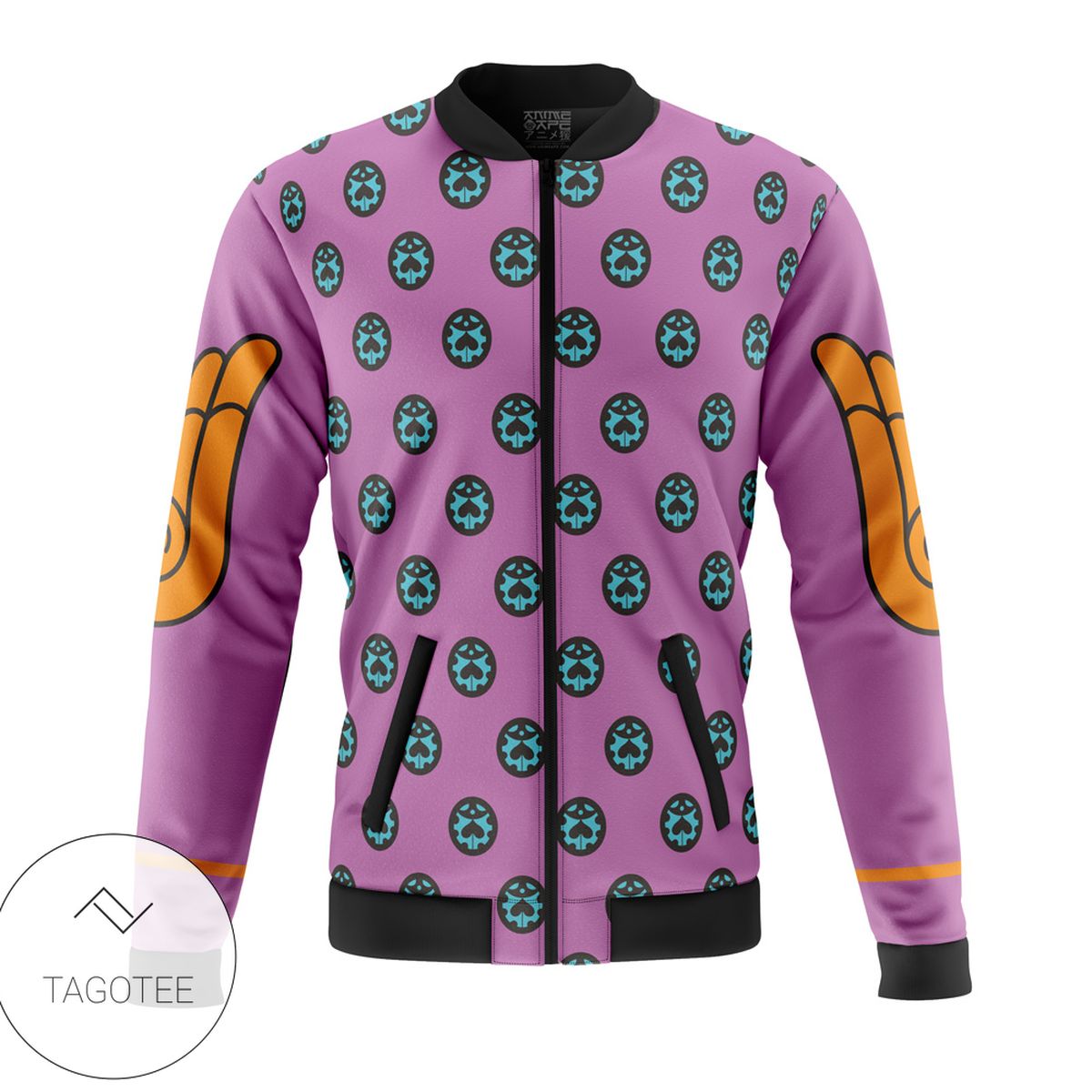 Giorno Giovanna Anime Jojos Bizarre Adventure Casual Bomber Jacket Giorno Giovanna Anime Jojos Bizarre Adventure Casual Bomber Jacket