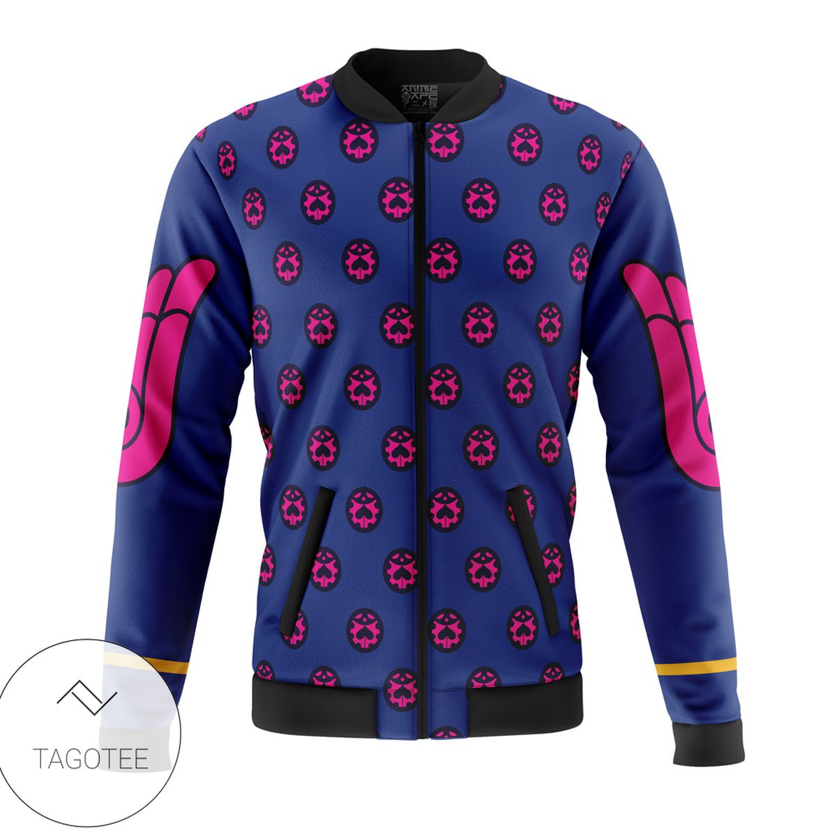 Giorno Giovanna Manga Jojos Bizarre Adventure Casual Bomber Jacket Giorno Giovanna Manga Jojos Bizarre Adventure Casual Bomber Jacket