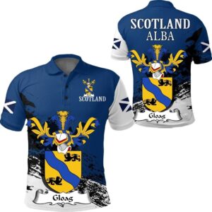 Gloag Scottish Family Crest Scotland Special Polo Shirt - Golf Shirt A7