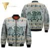 Gnomes Green Bay Packers Ugly Christmas Full Print Bomber Jacket