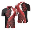 Go Fishing Here Red Fishy Polo Shirt #H