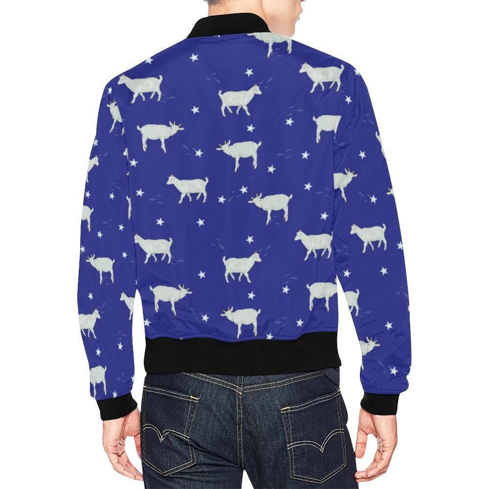 Goat-Sheep-Pattern-Print-Mens-Bomber-Jacket-2