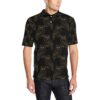 Gold Owl Pattern Men Polo Shirt