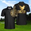 Golden Tattoo Golf Unisex Polo Shirt For Golfer Sport Club #V