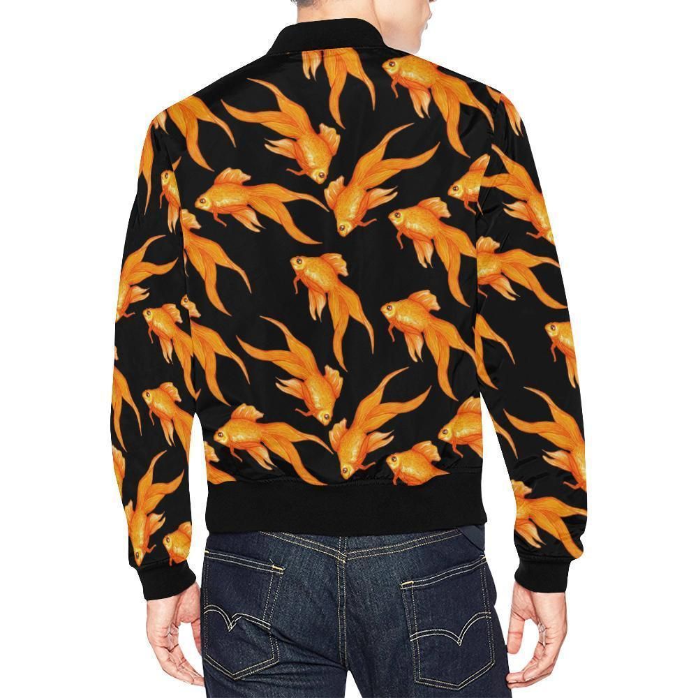 Goldfish-Print-Pattern-Mens-Bomber-Jacket-2
