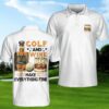 Golf And Wine Make Everything Fine Polo Shirt - Father'S Day Gifts #Dh