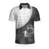 Golf Ball And Golfer With Smoke 3D All Over Printed Polo Shirt