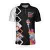Golf Colorful Statue Of Liberty Us Polo Shirt #V