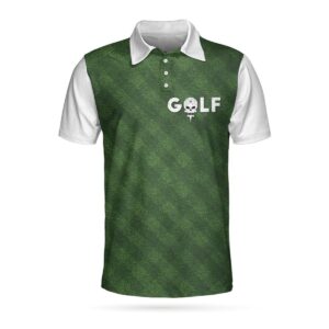 Golf Green Background 3D All Over Printed Polo Shirt