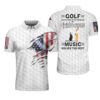 Golf Music Solve My Problems Polo Shirt