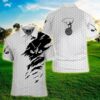Golf Scratch Black And White Polo Shirt