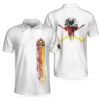 Golf Skull Germany Flag Polo Shirt