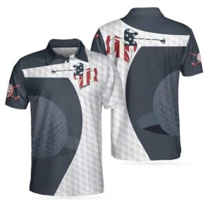 Golf Swing American Polo Shirt