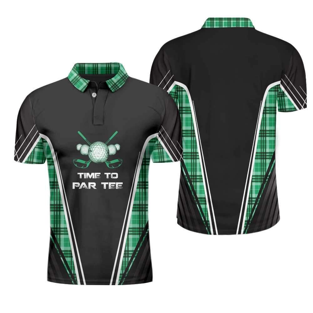 Golf Time To Par Tee Polo Shirt #H Golf Time To Par Tee Polo Shirt #H