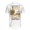 Golf Whisky And Take Naps 3D All Over Printed Polo Shirt