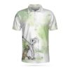 Golfer Painting Short Sleeve Polo Shirt #Dh