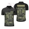 Golfing Camouflaged Fooooore Custom Name Polo Shirt
