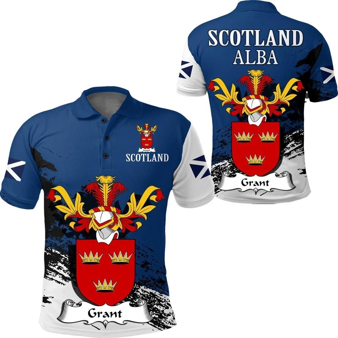 Grant Scottish Family Crest Scotland Special Polo Shirt - Golf Shirt A7 Grant Scottish Family Crest Scotland Special Polo Shirt - Golf Shirt A7